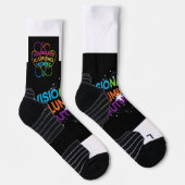 「先見の明が未来を照らす」グラフィックソックス ソックス (右)