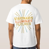 先見の明が未来を照らす Tシャツ (裏面)