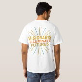 先見の明が未来を照らす Tシャツ (裏面フル)