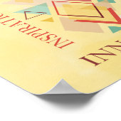 先見の明のあるトレイルブレザーのイノベーターのインスピレーション ポスター (角)