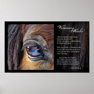 先見の明のあるヒーラーのインスピレーション, © Kim McElroy ポスター