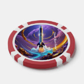 「先見の明のある宇宙旅行」 ポーカーチップ (シングル)