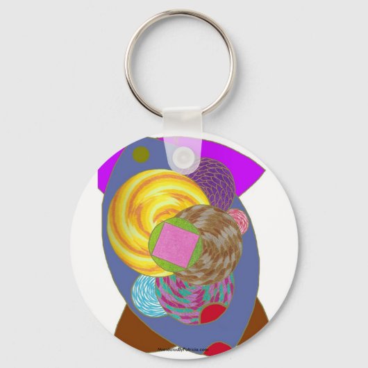 「先見の明のある車両」キーチェーン キーホルダー (正面)