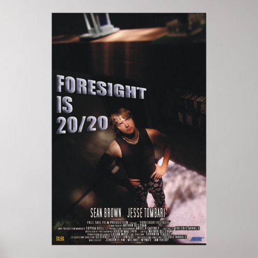 先見の明は20/20 ポスター (正面)