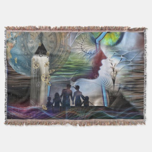 先見図解入りの、写真付きののグラフィックラッピング紙medi スローブランケット (正面)