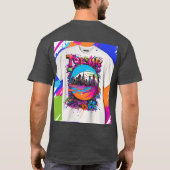 先見者作成Tomorrow」のTシャツデザイン Tシャツ (裏面)