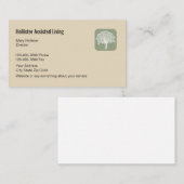 先輩によって助けられる生活のデザイン 名刺 (正面/裏面)