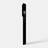 先輩ゲーマーに敬意を ギャングコントロール レトロ風 iPhoneケース (左側面)