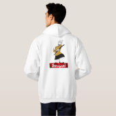 😊先輩ビブスTシャツ - かわいいアニメ風 😊 パーカ (裏面フル)