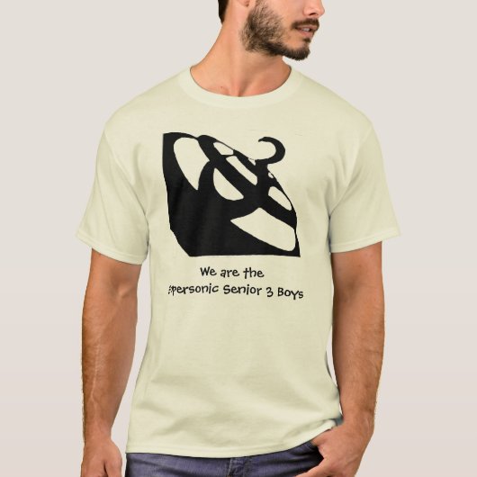 先輩3の男の子のワイシャツ Tシャツ (正面)