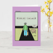 先送りおもしろい漫画 カード (黄色い花)