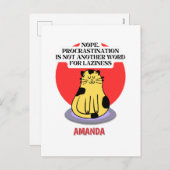 先送りテーマキャットズミーム シーズンポストカード (正面/裏面)