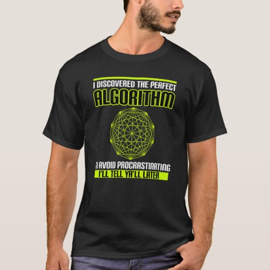 先送り引用文についての先送りことわざ Tシャツ (正面)