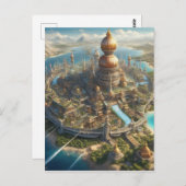 先進タイプ1文明空中視傾斜 ポストカード (正面/裏面)