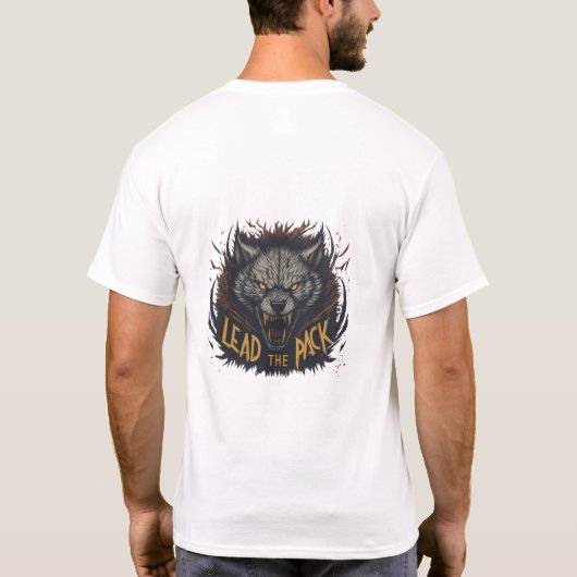先頭に立つ Tシャツ (裏面)