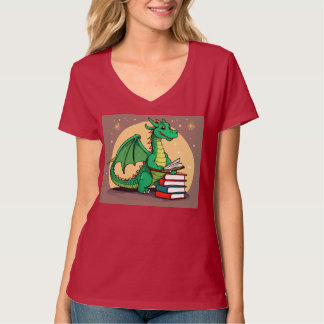 先頭に龍、背面に獅子を付けたTシャツ Tシャツ