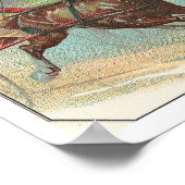 先頭のヴィンテージ競馬 ポスター (角)