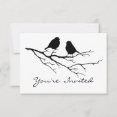 先頭へ戻る自然鳥の年の誕生日パーティー招待状 招待状 (正面)