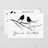 先頭へ戻る自然鳥の年の誕生日パーティー招待状 招待状 (正面/裏面)