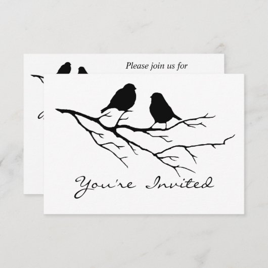 先頭へ戻る自然鳥の年の誕生日パーティー招待状 招待状 (正面/裏面)