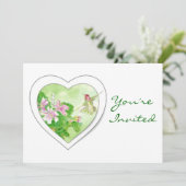 先頭へ戻る自然、ハミングバード誕生日招待状 招待状 (スタンド正面)