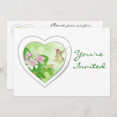 先頭へ戻る自然、ハミングバード誕生日招待状 招待状 (正面/裏面)