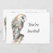 先頭へ戻る自然、バーンドクロウ、鳥、誕生日パーティー 招待状 (正面/裏面)