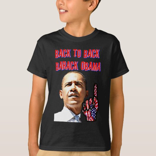 先頭へ戻る,オバマ大統領バラク_ Tシャツ (正面)