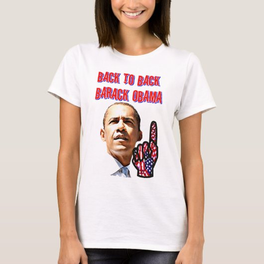 先頭へ戻る,オバマ大統領バラク_ Tシャツ (正面)