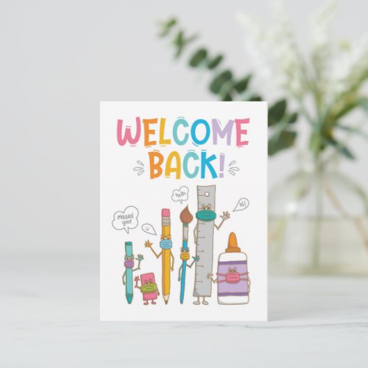 先頭へ戻る(縦) – はがき (スタンド正面)