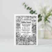 先頭ページ古いルター聖書 ポストカード (スタンド正面)