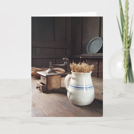 先駆的小屋Notecards (中ブランク) カード (正面)