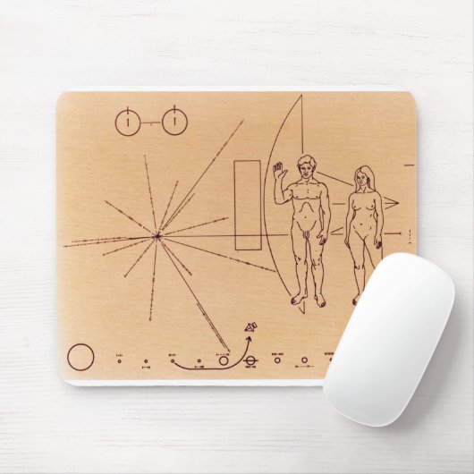 先駆的1910年代のプラクによって刻まれる金ゴールド陽極酸化されたプレート マウスパッド (マウス)