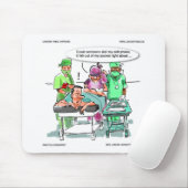 先験医が携帯電話をおもしろい失う マウスパッド (マウス)