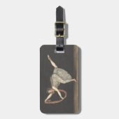 先deショールのダンスアネットKoblerアムステルダム1812年 ラゲッジタグ (正面縦)