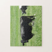 光おもしろい爆撃牛 ジグソーパズル (縦)