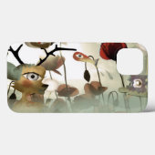 光お洒落と透明度の鹿 Case-Mate iPhoneケース (裏面 (横))