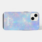 光かわいらしフェイク色 iPhoneケース (裏面横)