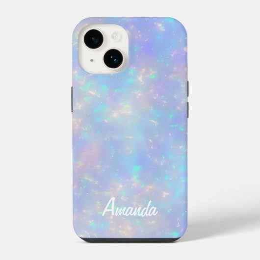 光かわいらしフェイク色 iPhoneケース (裏面)