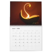 光がある所に希望がある カレンダー (3月 2026)