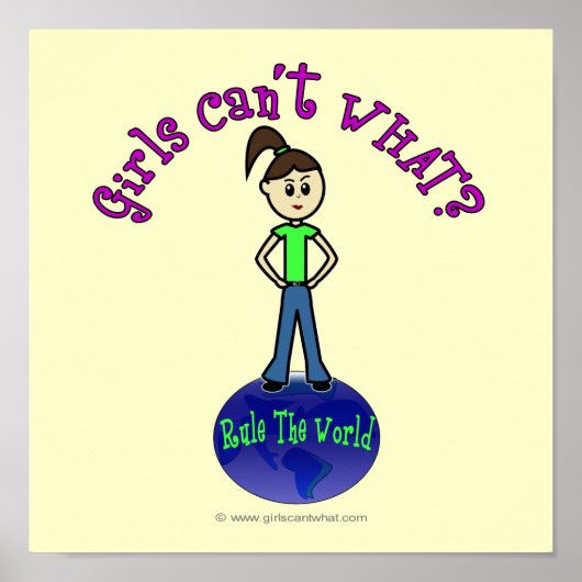 光が世界女子を支配する ポスター (正面)