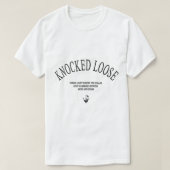 光が分かれる緩いマーチをノック Tシャツ (デザイン正面)