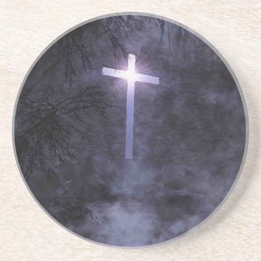 光が当てら来れる コースター (正面)