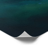 光が息づく抽象画 ポスター (角)