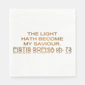 光が私の救い主になる スタンダードランチョンナプキン (正面)