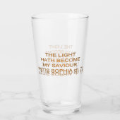光が私の救い主になる タンブラーグラス (裏面)