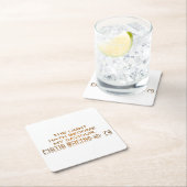 光が私の救世主となった スクエアペーパーコースター (インサイチュ)