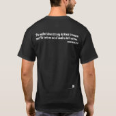 光が私を見つけた場所 - キリスト教Tシャツ Tシャツ (裏面)