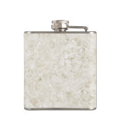 光っている後につかれたハチドリのモノグラム フラスク (裏面)