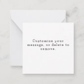 光である マタイ5:14聖書の聖句 ノートカード (裏面)